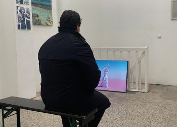 Medea's Daughters. Exhibition view with works by Teona Paichadze, Ia Arsenishvili and Stefanie Haller