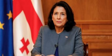 President of Iceland meets Salome Zurabishvili