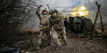 Ukrainian soldiers with the 31st Separate Mechanized Brigade. Photo by Tyler Hicks/The New York Times