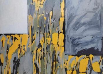 Collection of conceptual painting from 1990s by Iliko Zautashvili recently returned to Georgia