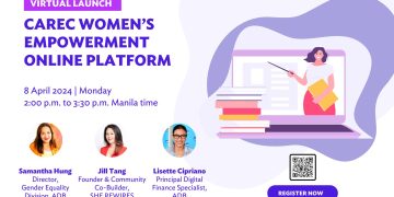 CAREC to launch Women’s Empowerment Online Platform on April 8