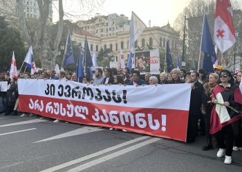 Citizens protest re-introduction of ‘Russian law’ on Rustaveli