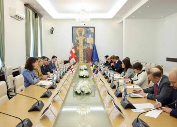 Shalva Papuashvili meets with the Ministers of Foreign Affairs of Iceland, Latvia, Lithuania and Estonia