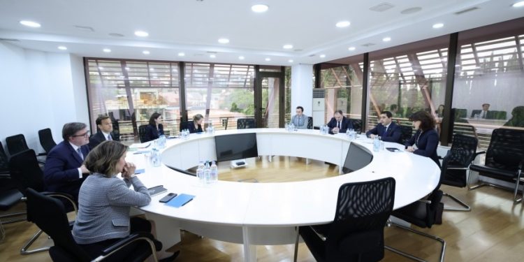 Shalva Papuashvili meets with James O’Brien