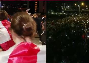 Protesters on the move, march to Heroes Square and beyond