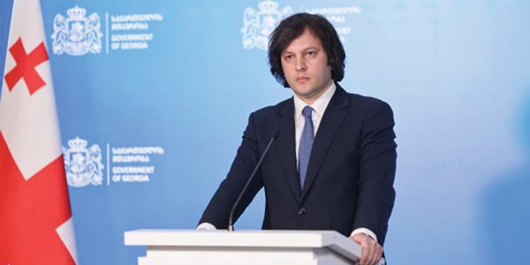 Prime Minister Kobakhidze announces the adoption of the Transparency Law on May 28. Source: gov.ge