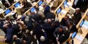 Deputies physically confront each other at plenary session of Parliament