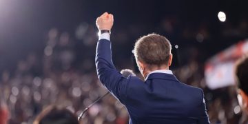 Ivanishvili during his April 29 speech. Source: FB