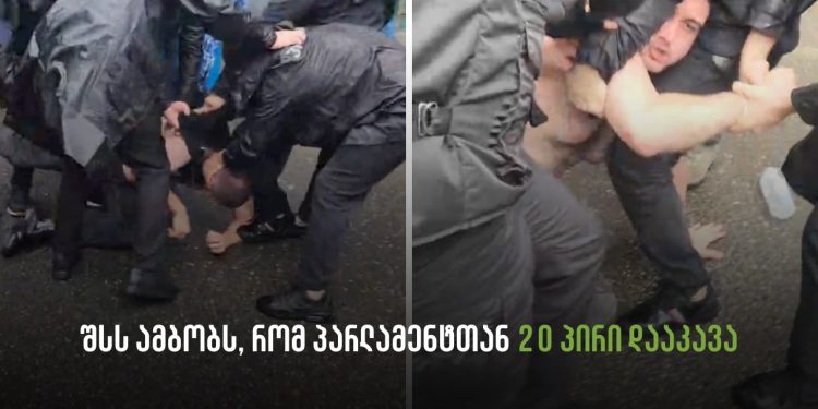 20 protesters detained by police at May 13 morning rally, including 3 foreign citizens