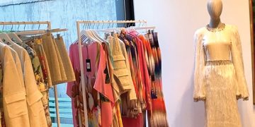 Marcel Ostertag Store Berlin view. Flowers in the Dark collection 2024