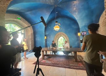 Producer of the reality show From Scratch preparing a video about Georgia