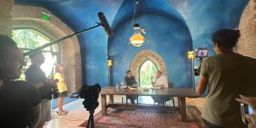 Producer of the reality show From Scratch preparing a video about Georgia