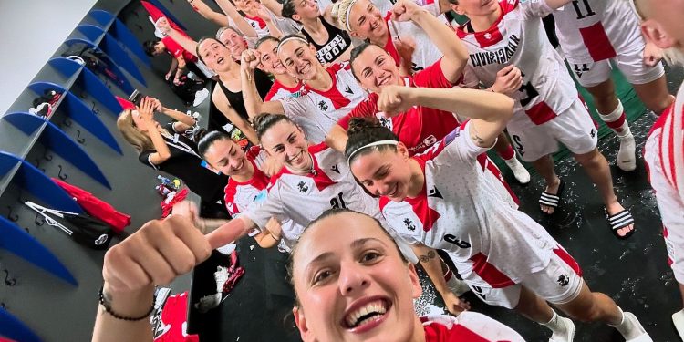 Georgian Women’s Team Gets through to Playoffs of European Championship Qualifiers
