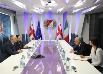 Minister of Finance meets New Ambassador of Italy to Georgia