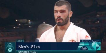 Georgian judoka Tato Grigalashvili is in the quarterfinals of the Olympics
