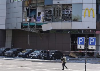 Dnipro after the attack. Source: REUTERS