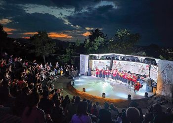 Performances on the main stage at Art Gene Festival. Source: FB