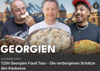 Renowned culinary blogger Lukas Galgenmüller prepares Youtube vlog about Georgia
