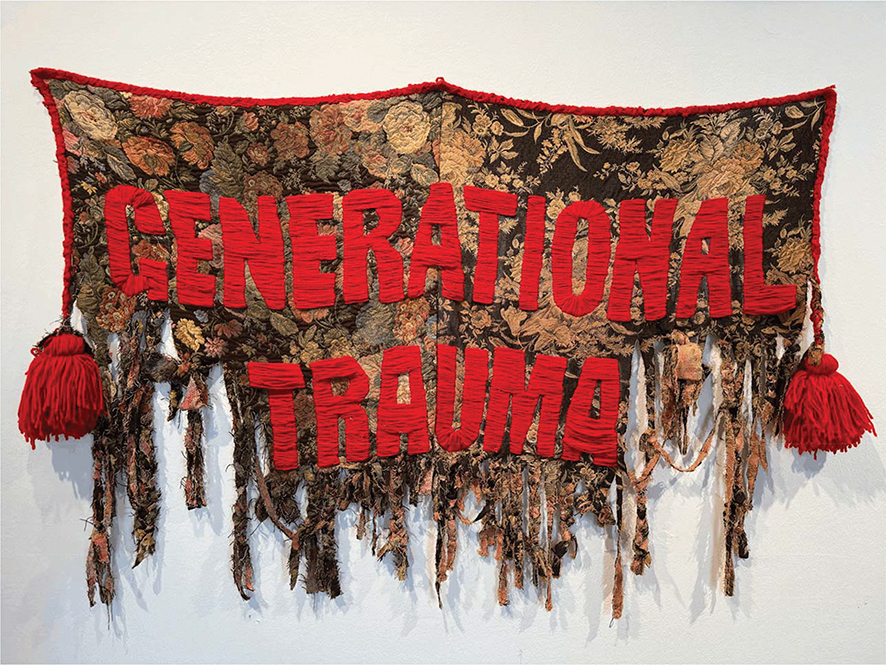 Gvantsa Jishkariani’s ‘Generational Trauma.’ Photo by the author