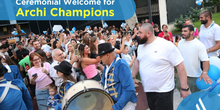 Ceremonial Welcome for Archi Champions
