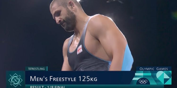 Freestyle wrestler Geno Petriashvili is in the semifinals of the Olympics