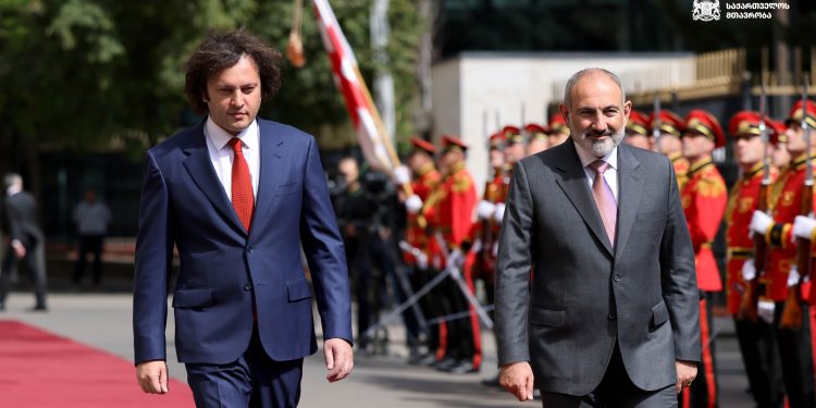 Armenian PM commends Georgian gov’t for “promoting regional and int’l stability”