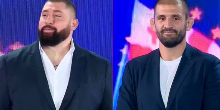 Olympic champions Lasha Talakhadze and Geno Petriashvili on GD election list