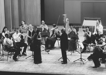 Eliso Gogibedashvili, Nurhan Arman and Arpeggione. Photo by the author