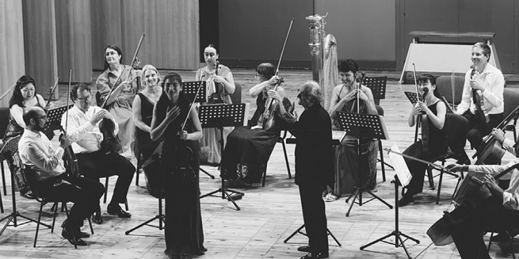 Eliso Gogibedashvili, Nurhan Arman and Arpeggione. Photo by the author