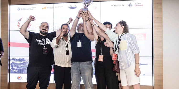 The winning team. Photo by Irakli Dzneladze/UNDP