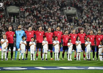 National football team of Georgia to play against Albania today