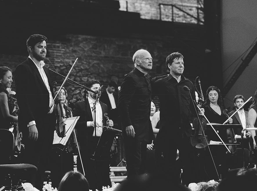 Joshua Bell, Gianandrea Noseda. Photo by the author