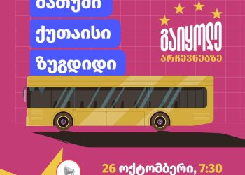 Shame Movement offers free rides to polls in Batumi, Kutaisi, and Zugdidi