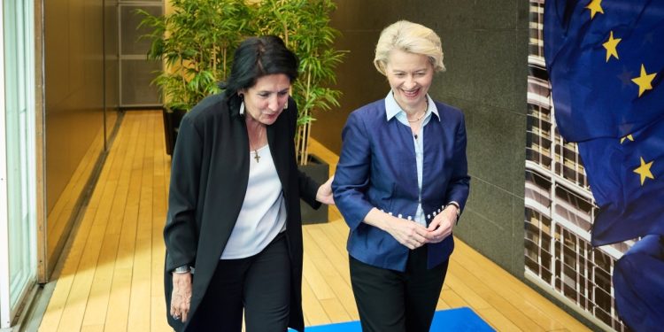 Salome Zurabishvili meets Ursula von der Leyen: Talks on Georgia’s European path