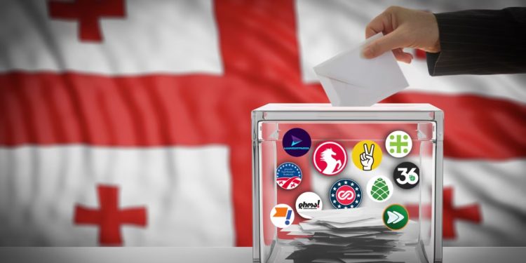 Kaladze and Khazaradze cast their votes