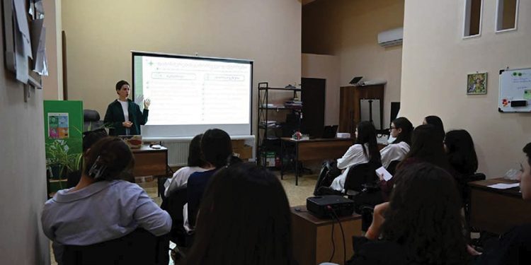 Training at the Eco Centre, Rustavi. Source: FB