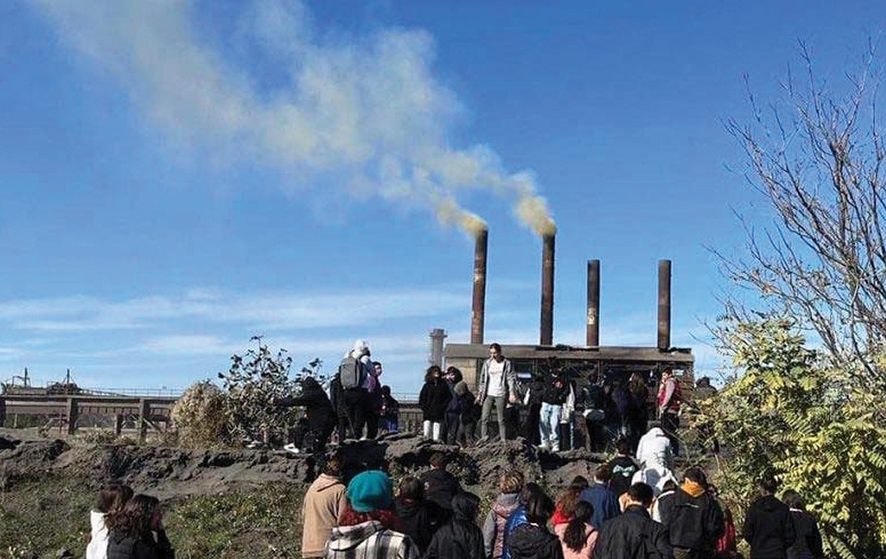 Climate activists in Rustavi, September 2023. Source: USAID