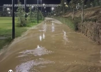 Flooding damages new Tbilisi park days after grand opening