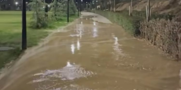 Flooding damages new Tbilisi park days after grand opening