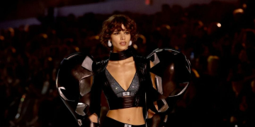 Mathilda Gvarliani walks for Victoria’s Secret Fashion Show 2024