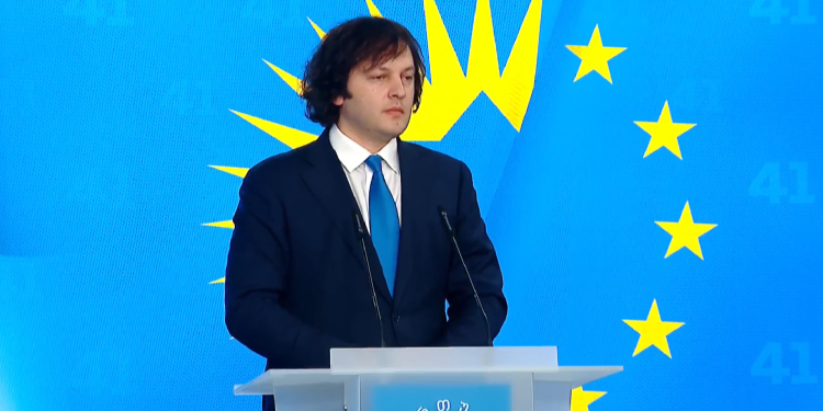 Prime Minister Irakli Kobakhidze holds post-election briefing