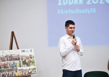 Rezi Dgebuadze, a Young Climate Ambassador and member of UNDP’s regional youth network. Photo by: UNDP/Gela Bedianashvili