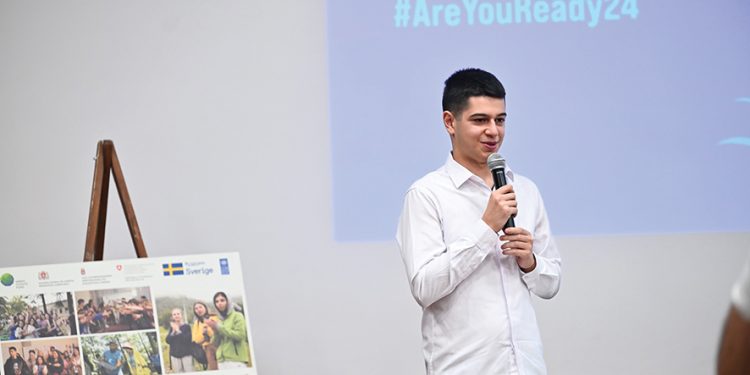 Rezi Dgebuadze, a Young Climate Ambassador and member of UNDP’s regional youth network. Photo by: UNDP/Gela Bedianashvili