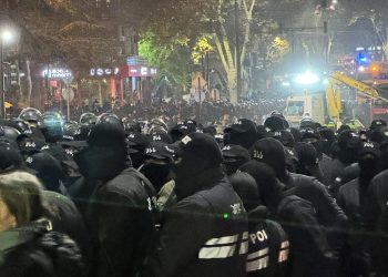 Police arrest 16 protesters during rally on Chavchavadze and Melikishvili avenues