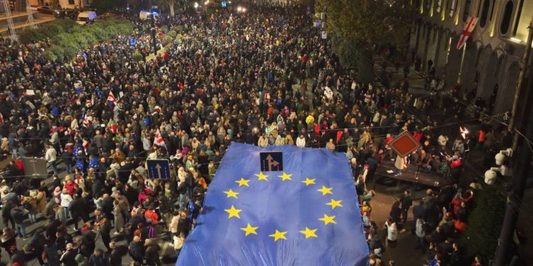 European parliamentarians’ emotional addresses to the protesters gathered in Tbilisi
