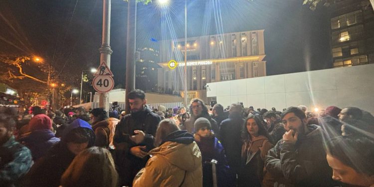 Citizens protest Georgian Dream suspending EU integration