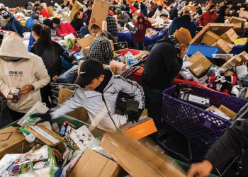 Black Friday in the US. Source: nytimes