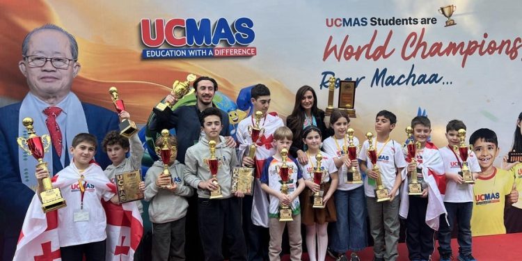 Historic Achievement for Georgia: UCMAS Georgia Shines at International Competition in New Delhi New Delhi, India