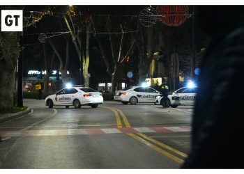 Police use water jets on demonstrators as Rustaveli protests escalate