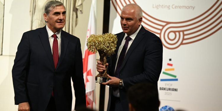 Peace flame ignited for Bakuriani 2025 Winter Youth Olympics